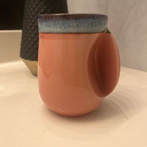 Selamica Porcelain 18oz Novelty Right-handed Handwarmer Mug. Excellent condition